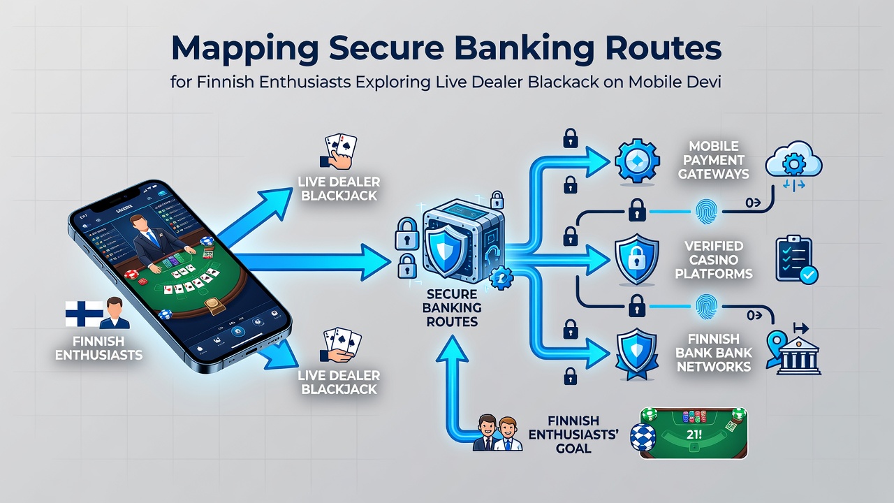 Mobile device displaying encrypted banking verification during a live blackjack session